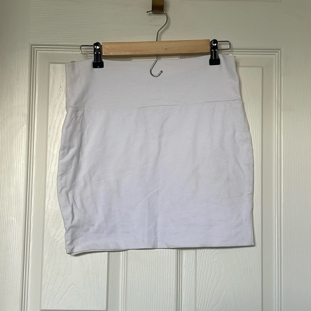 White skirt